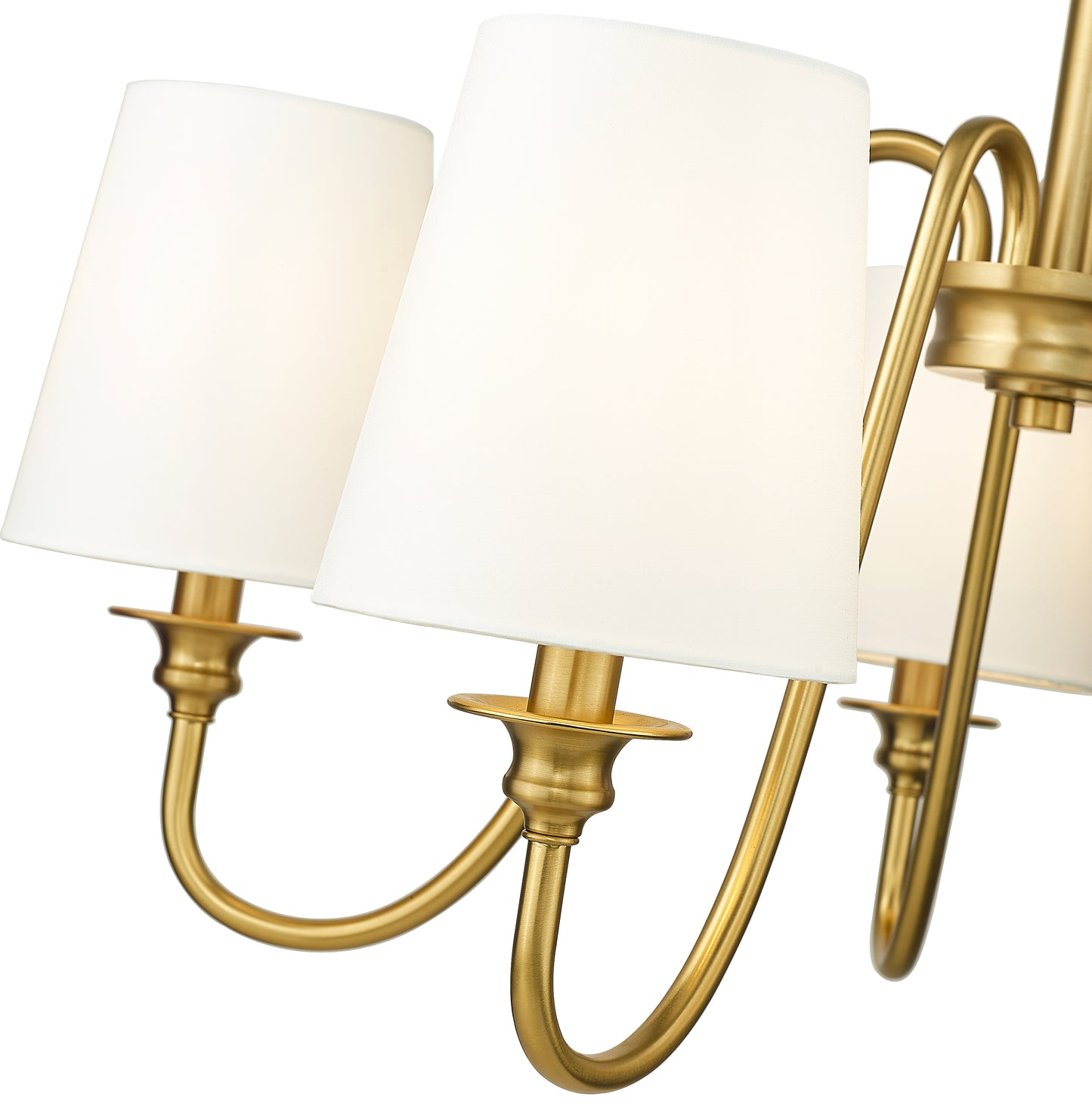 7509-5-26MGLD - Gianna 5 Light 26" Chandelier - Modern Gold
