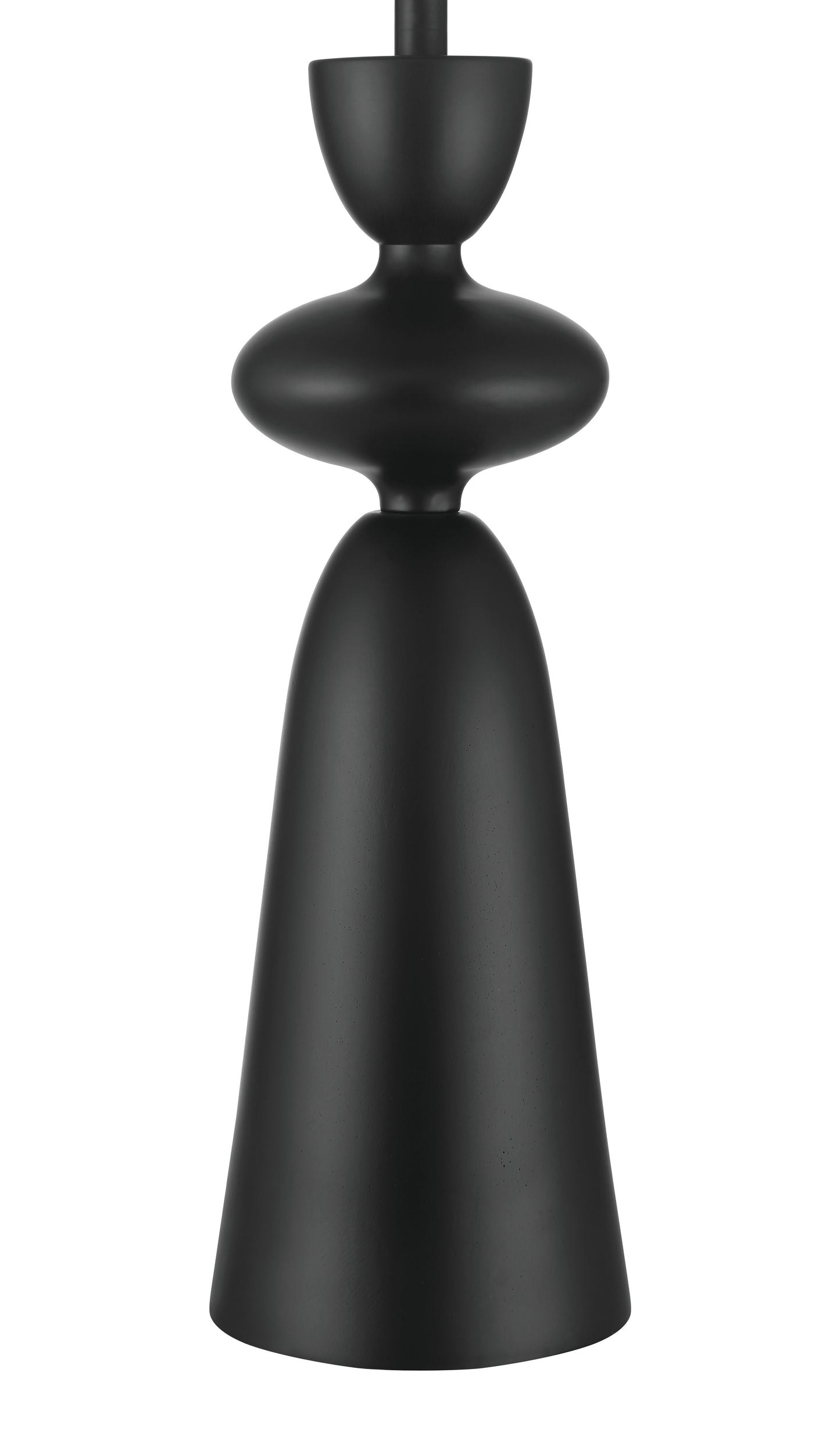87028FB-T - Misha 1 Light 28" High Table Lamp - Flat Black