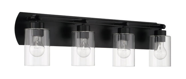 17631FB4 - Hendrix 4 Light 31" Wide Vanity Light - Flat Black