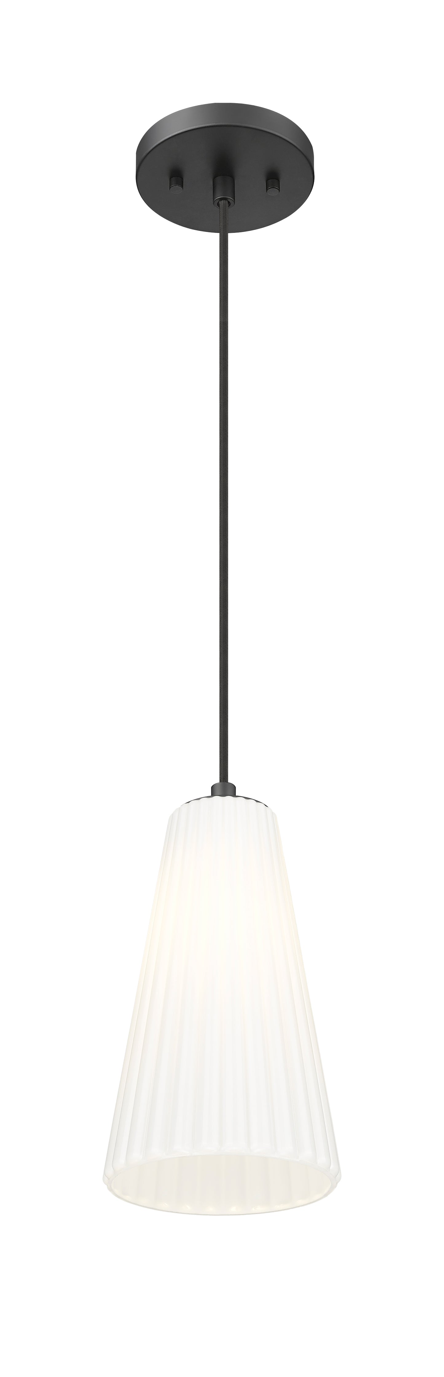 3043P6-MB - Farrell 1 Light 6" Pendant - Matte Black