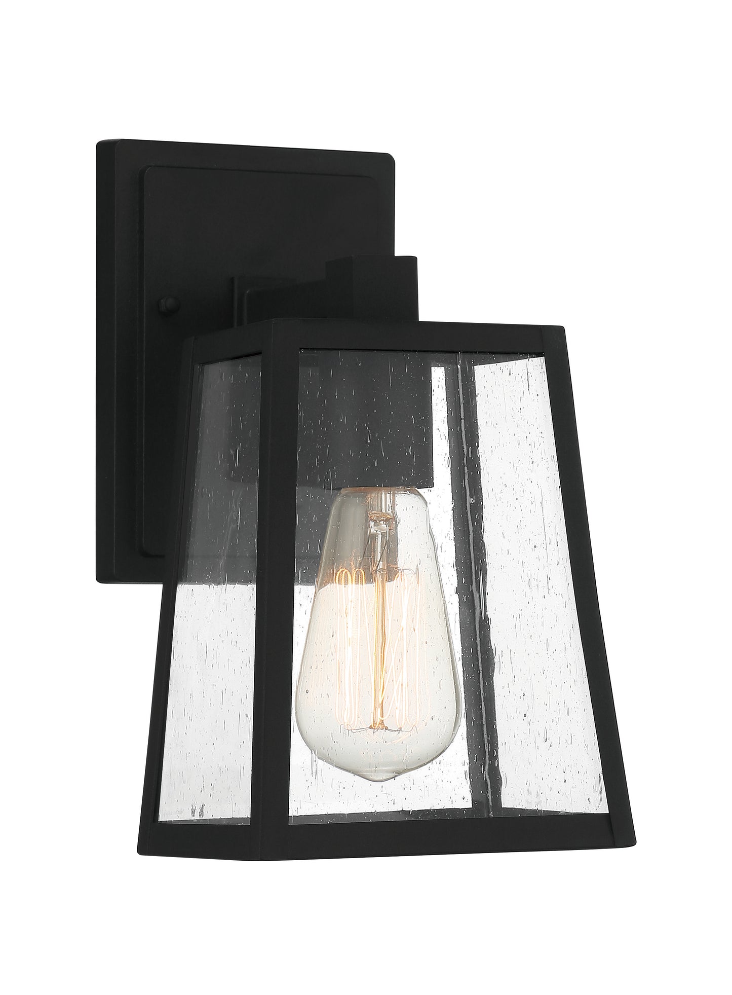 ZA4304-TB - Dunn 1 Light 10.13" High Outdoor Wall Lantern - Textured Black