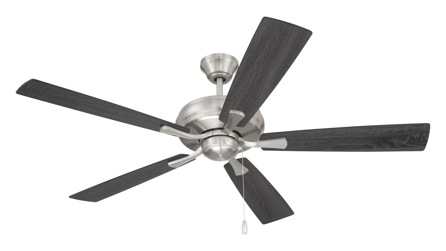 ECF52BNK5-BNGW - Eos 52" 5 Blade Ceiling Fan with Light Kit - Brushed Nickel