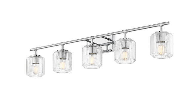 7515-5V-CH - Landon 5 Light 42" Vanity - Chrome