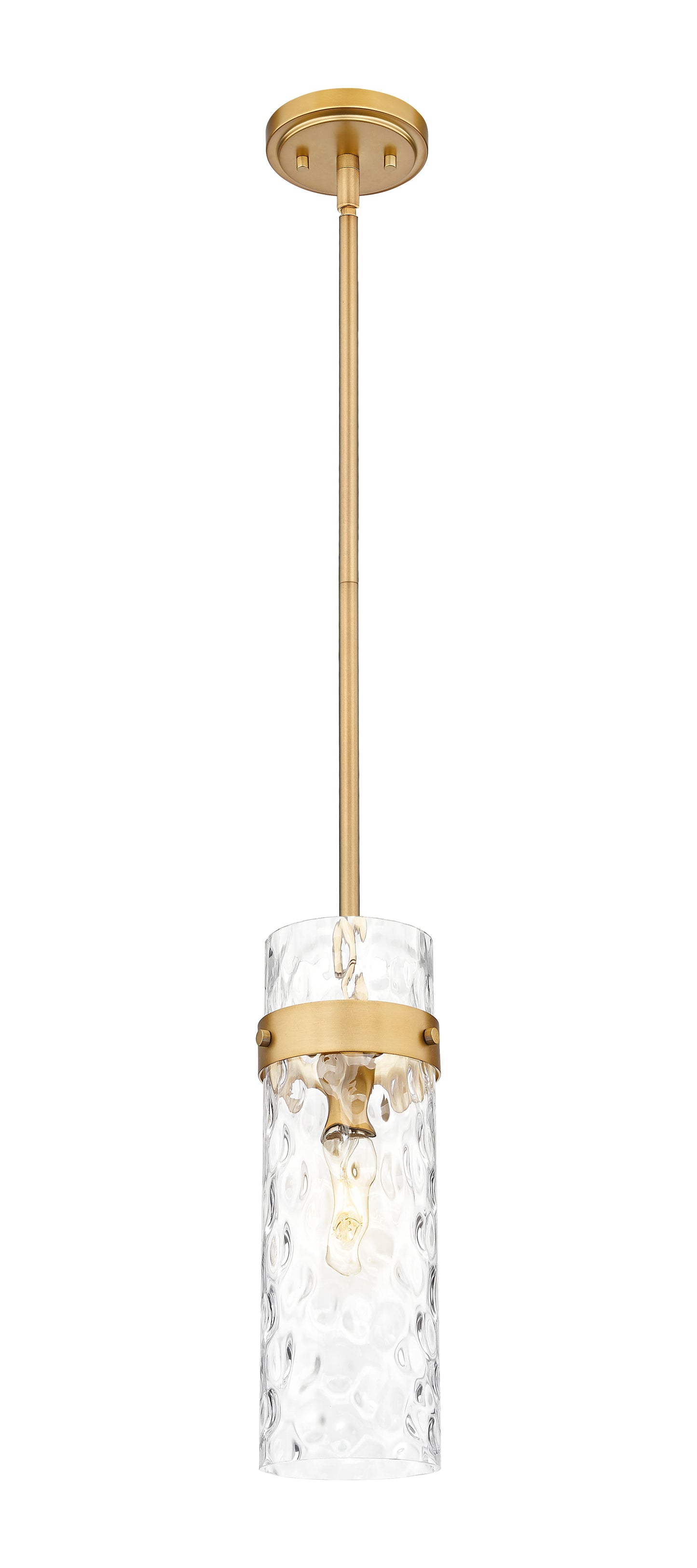 7002P5-ROD-RB - Fontaine 1 Light 6" Pendant - Rubbed Brass