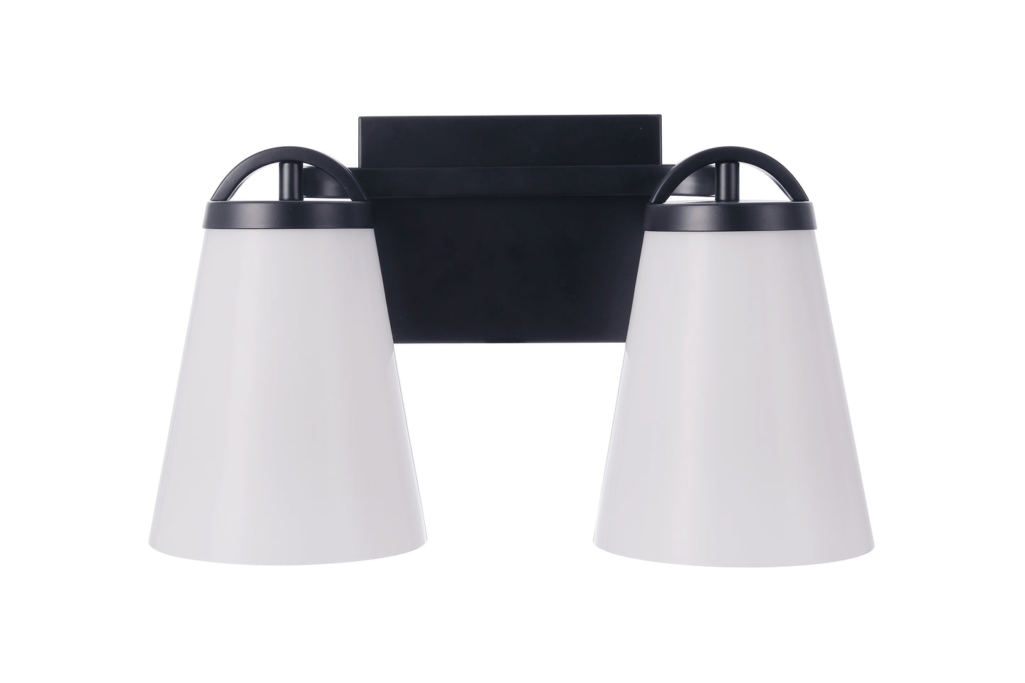 20714FB2 - Zane 2 Light 14" Wide Vanity Light - Flat Black