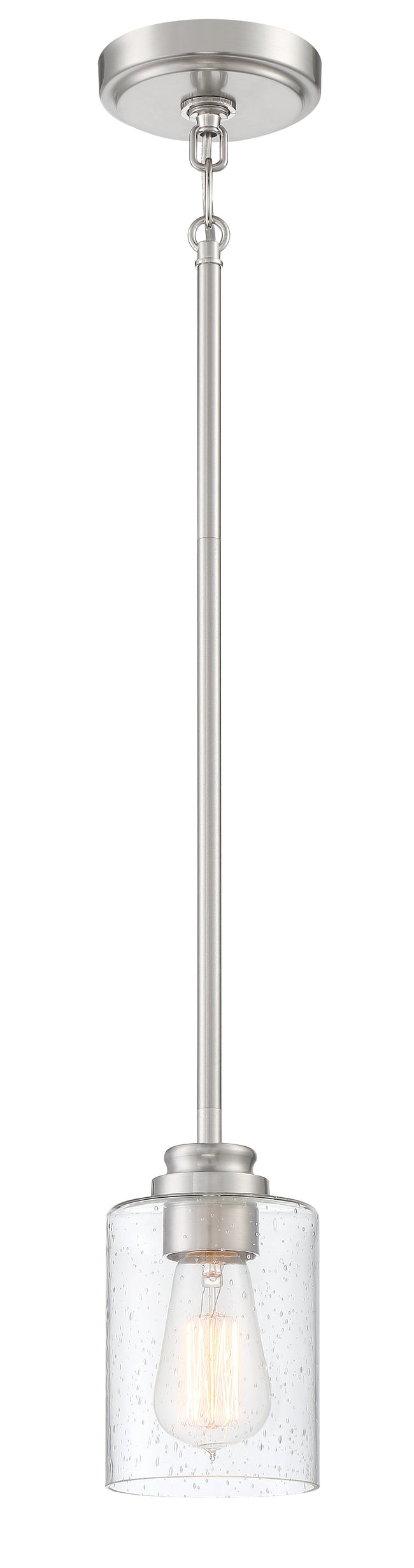 50591-BNK - Bolden 1 Light 5" Wide Mini Pendant - Brushed Nickel