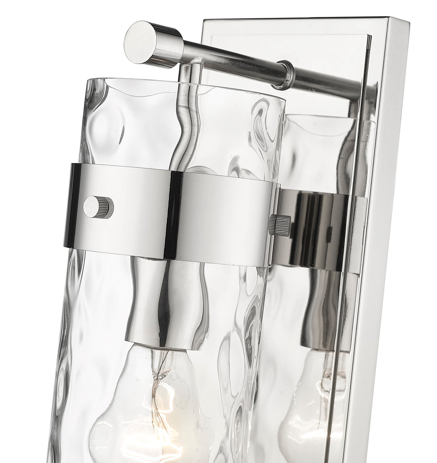 3035-1V-PN - Fontaine 1 Light Wall 11" Sconce - Polished Nickel