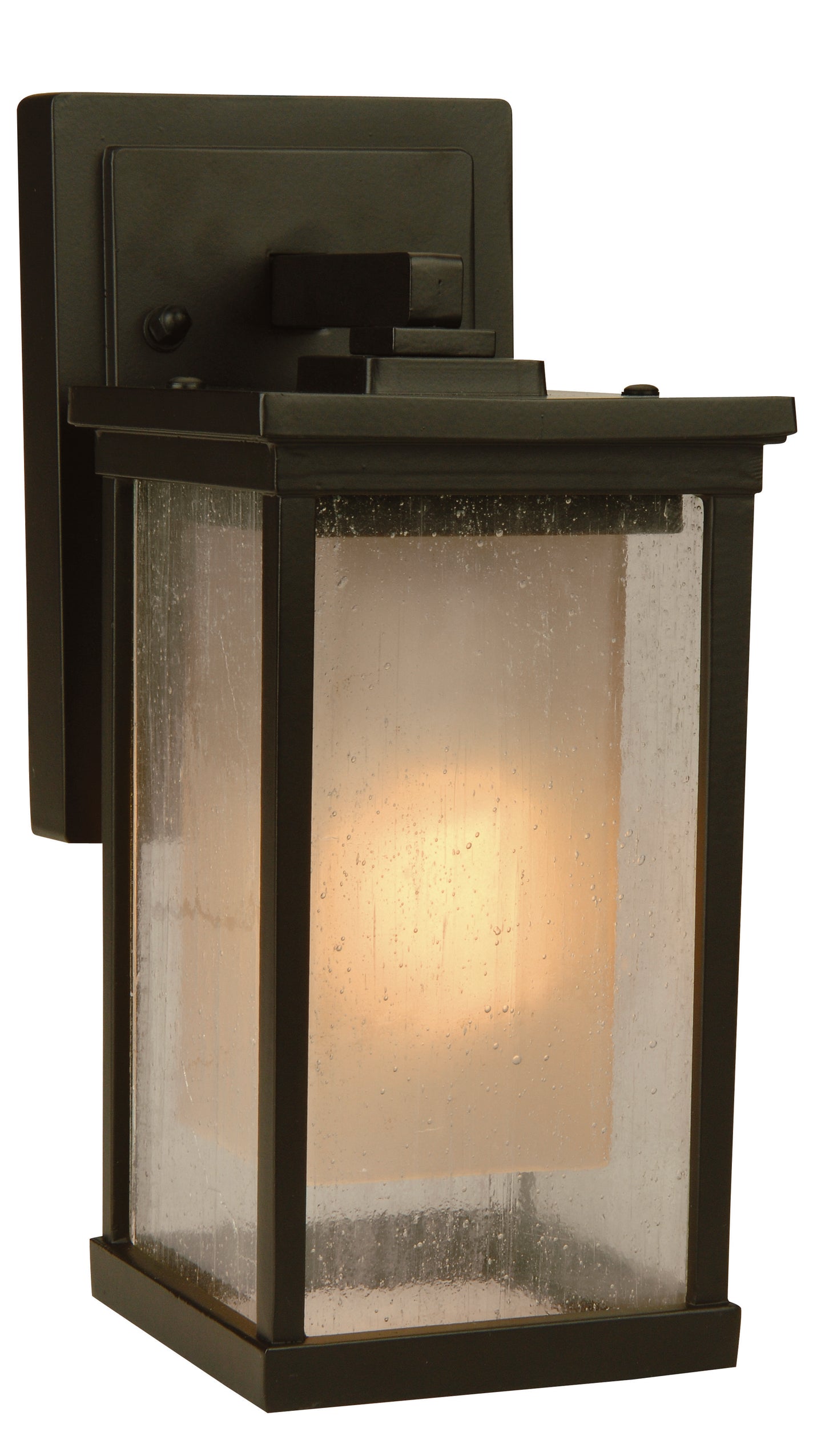 Z3704-OBO - Riviera 1 Light 11.13" High Outdoor Wall Lantern - Oiled Bronze (Outdoor)