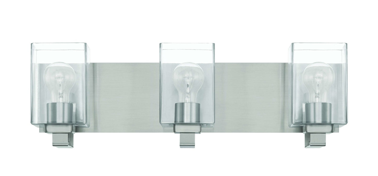 18524BNK3 - McClane 3 Light 24" Wide Vanity Light - Brushed Nickel