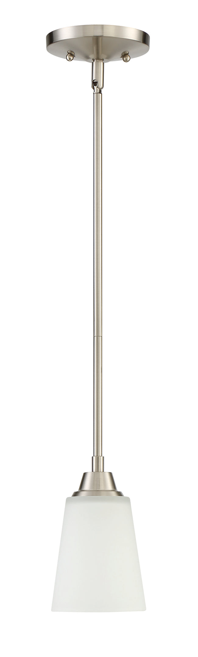 41991-BNK - Grace 1 Light 5" Wide Mini Pendant - Brushed Nickel