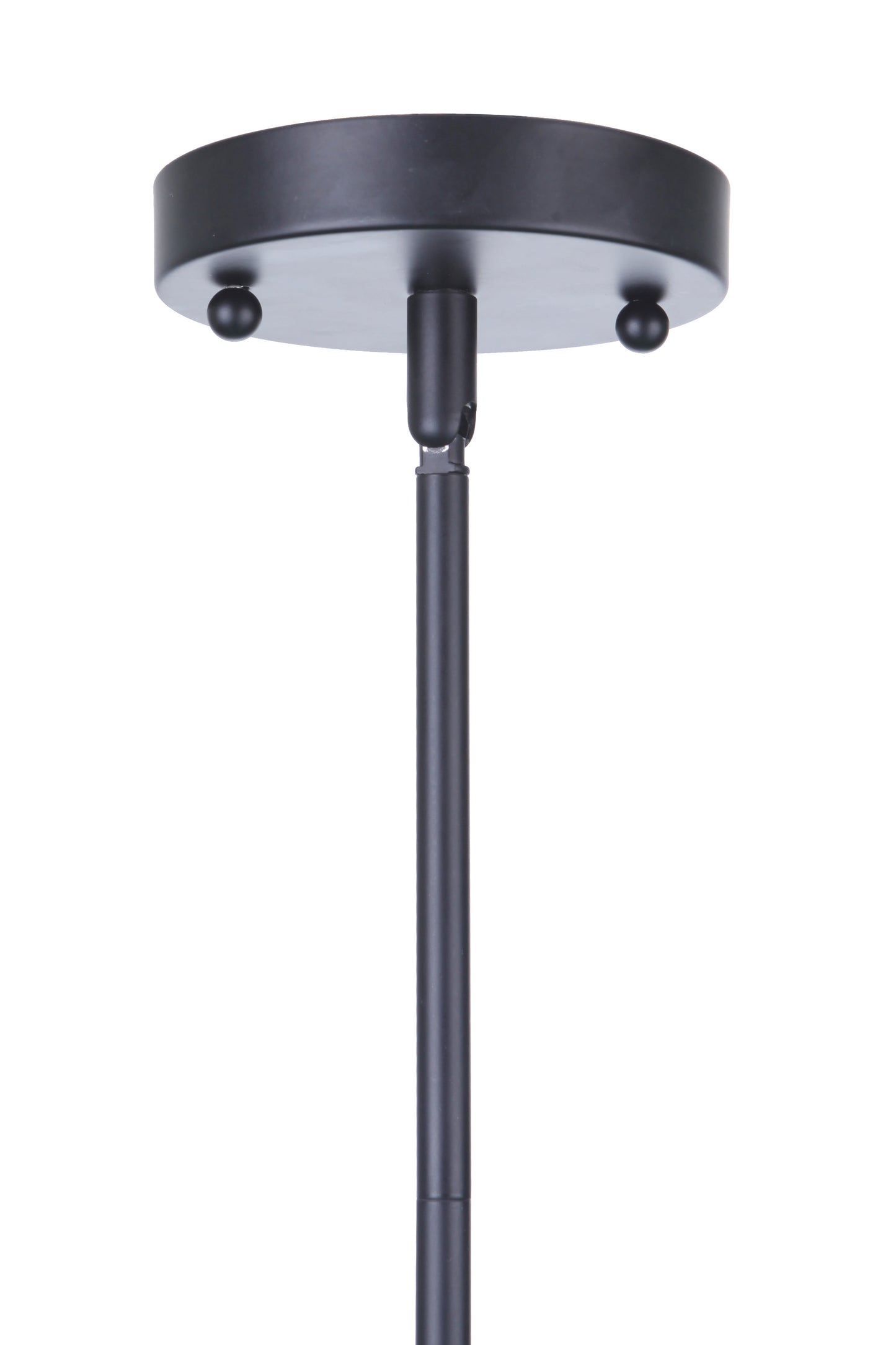 54392-FB - Larrson 2 Light 5.62" Wide Mini Pendant - Flat Black