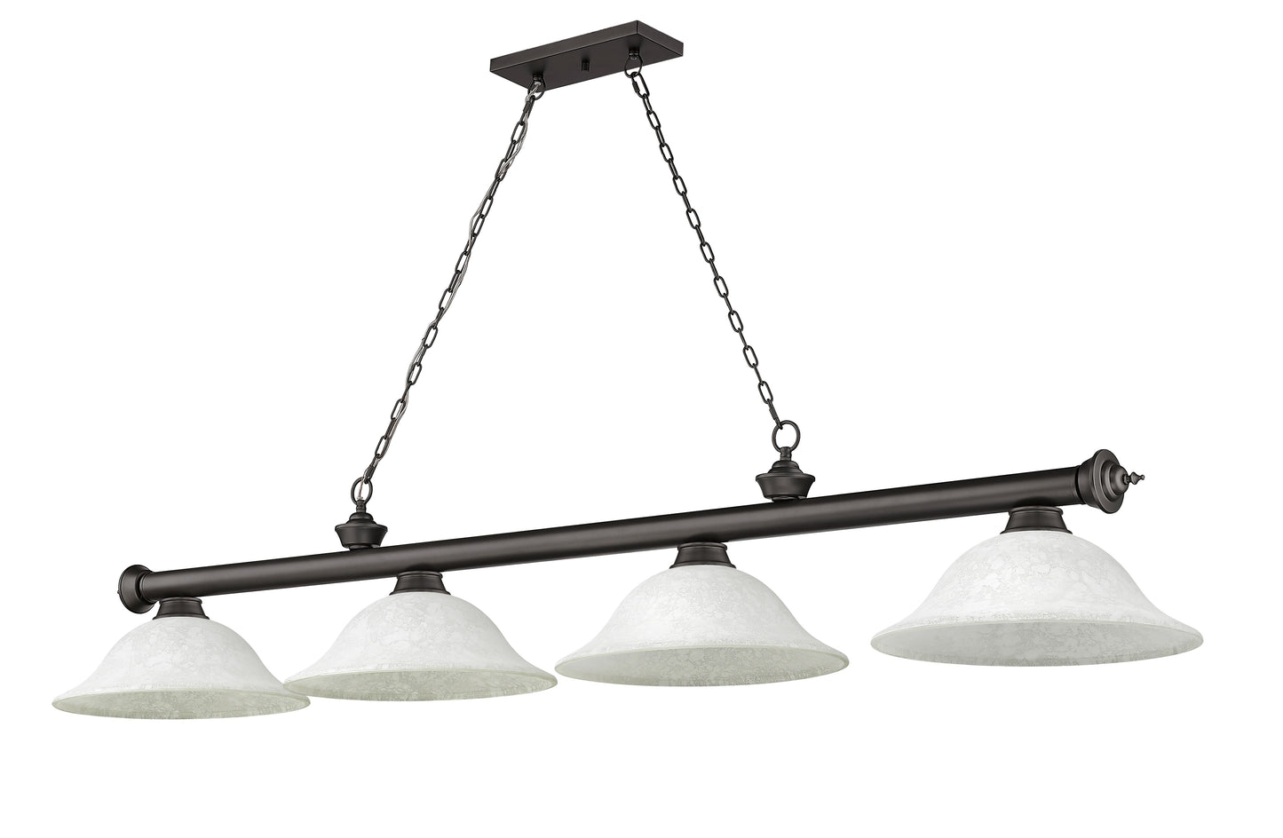 2306-4BRZ-WM16 - Cordon 4 Light 82" Billiard - Bronze