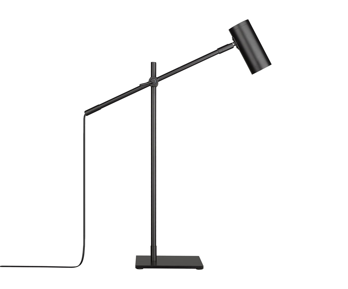 814TL-MB - Calumet 1 Light Table 22" Lamp - Matte Black