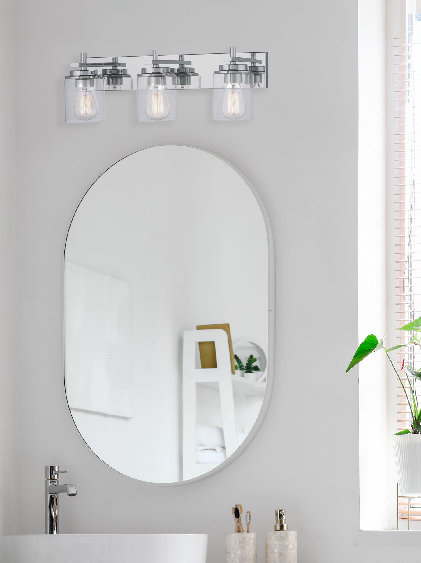 17423CH3 - Reeves 3 Light 23" Wide Vanity Light - Chrome