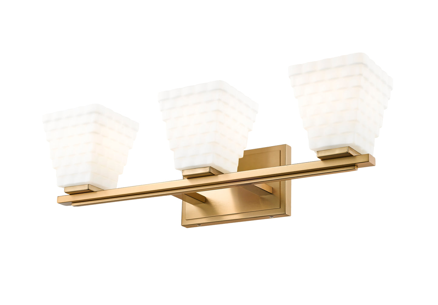 7514-3V-MGLD - Annalise 3 Light 24" Vanity - Modern Gold