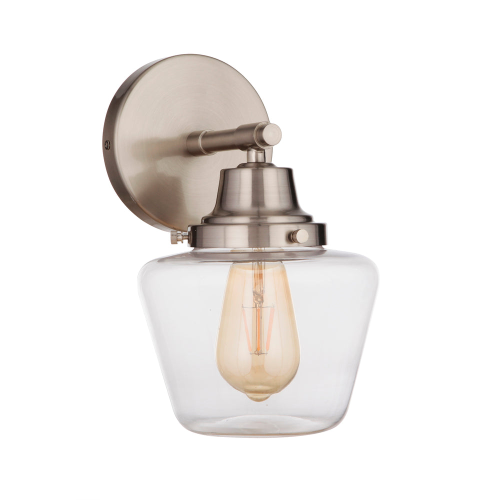19507BNK1 - Essex 1 Light 11.02" High Wall Sconce - Brushed Nickel