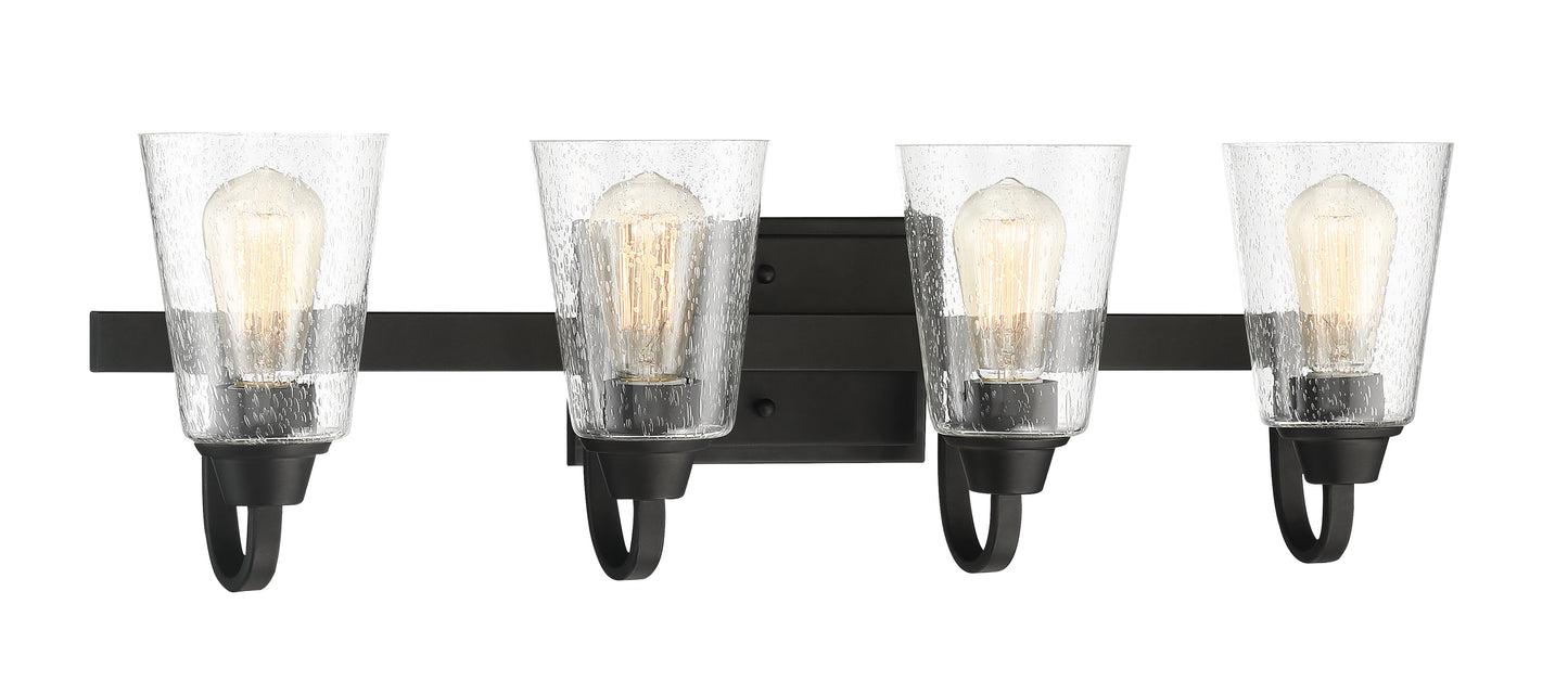 41904-ESP-CS - Grace 4 Light 28" Wide Vanity Light - Espresso