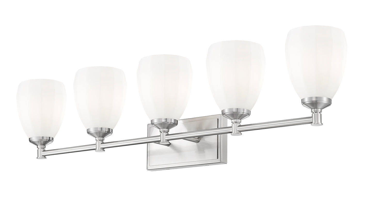 7004-5V-BN - Oren 5 Light 38" Vanity - Brushed Nickel