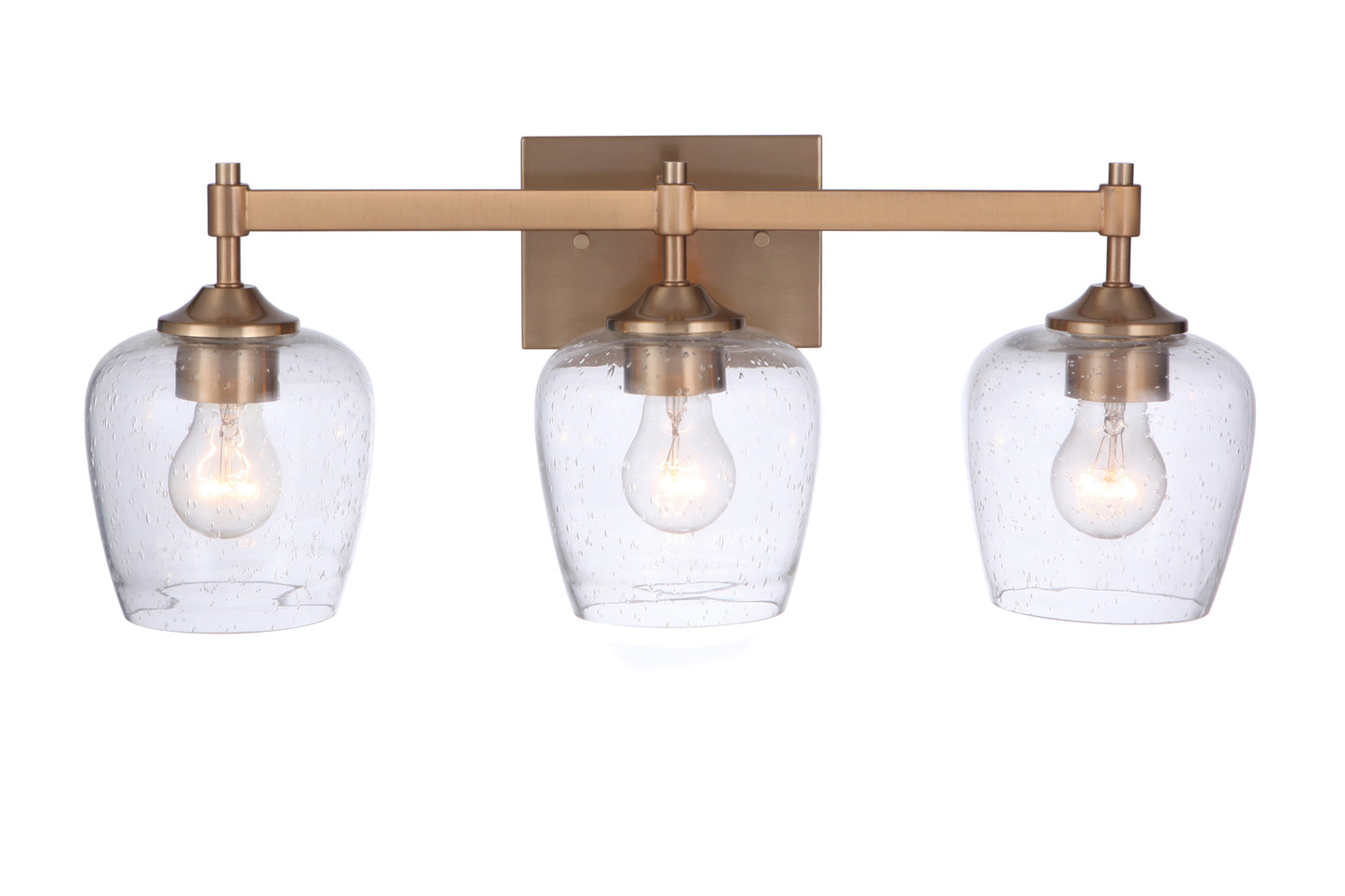 12422SB3 - Stellen 3 Light 22" Wide Vanity Light - Satin Brass