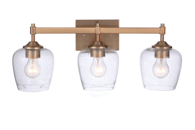 12422SB3 - Stellen 3 Light 22" Wide Vanity Light - Satin Brass