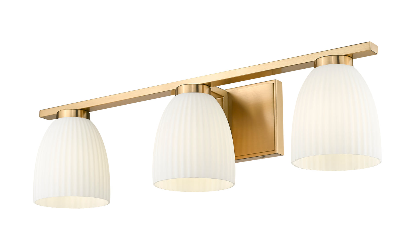 7518-3V-MGLD - Naya 3 Light 24" Vanity - Modern Gold