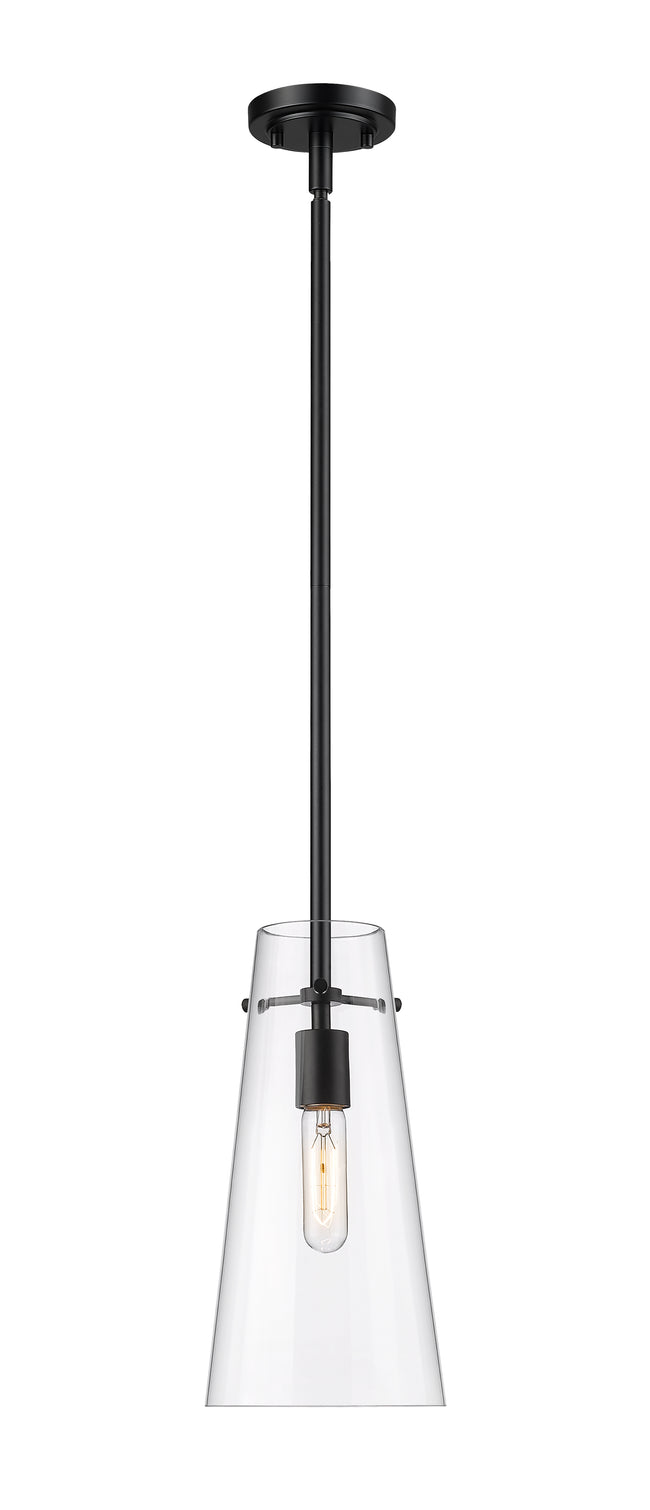7508P-ROD-MB - Kira 1 Light 6" Pendant - Matte Black