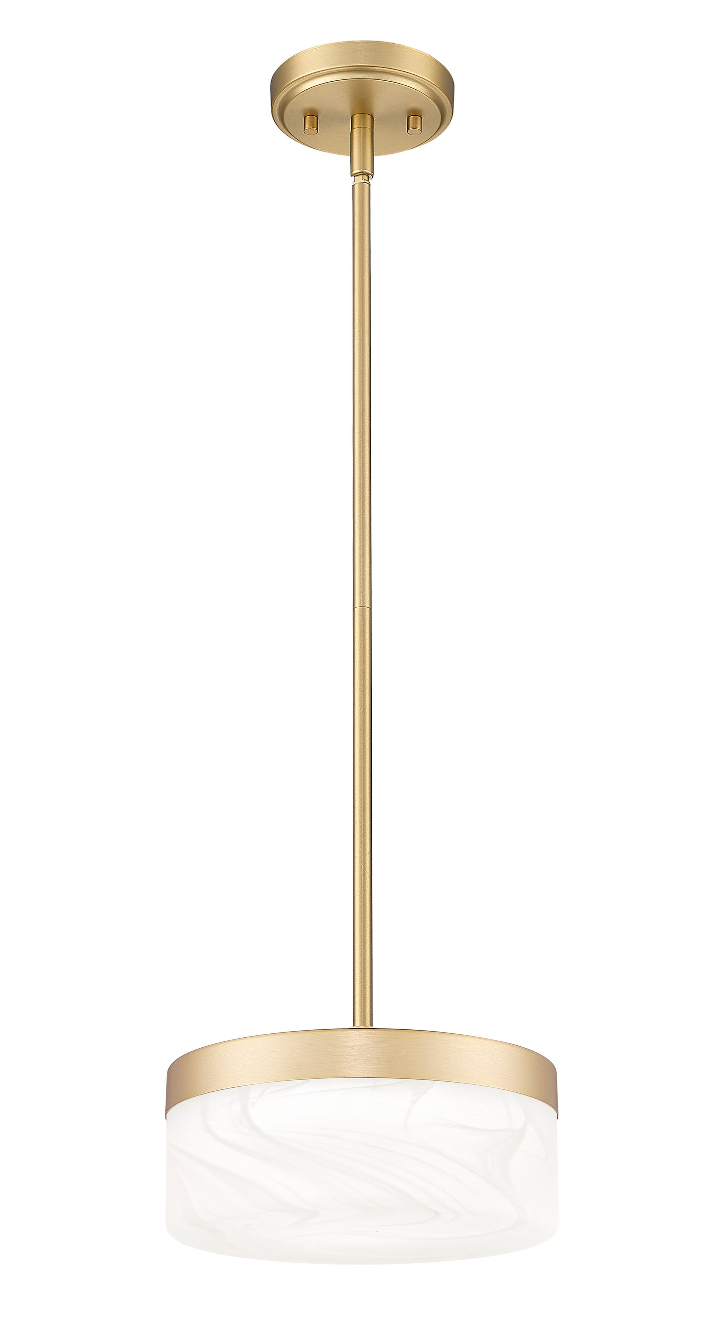 827P9-MGLD-LED - Renaud 1 Light 9" Pendant - Modern Gold