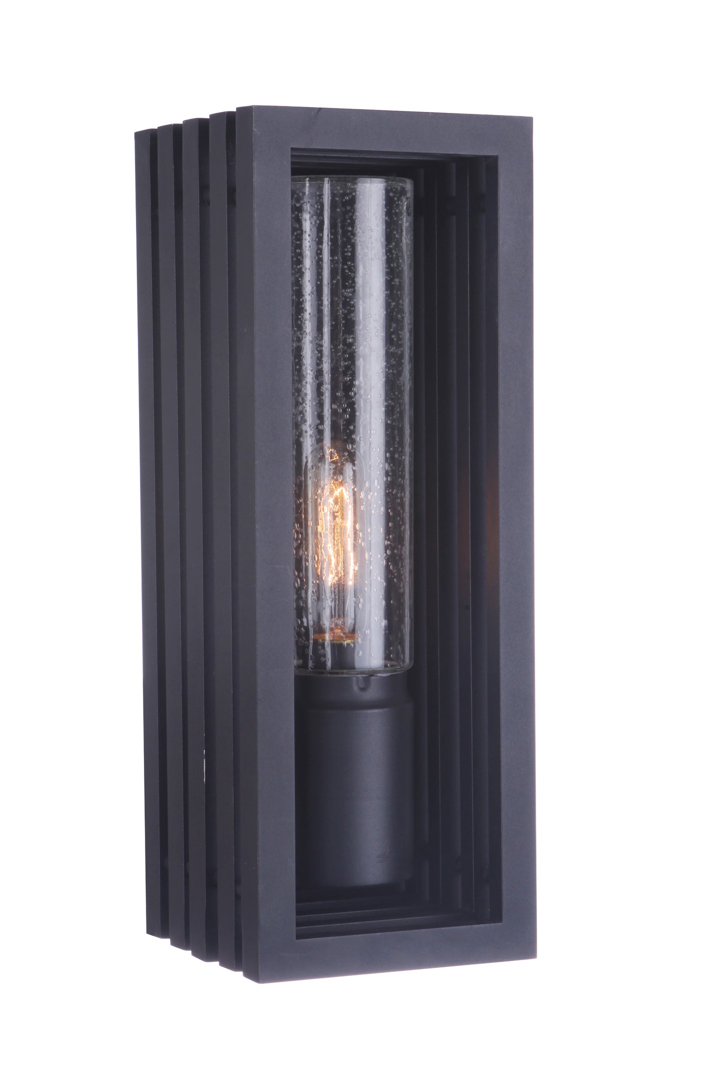 ZA2810-TB - Carmel 1 Light 16" High Outdoor Wall Lantern - Textured Black
