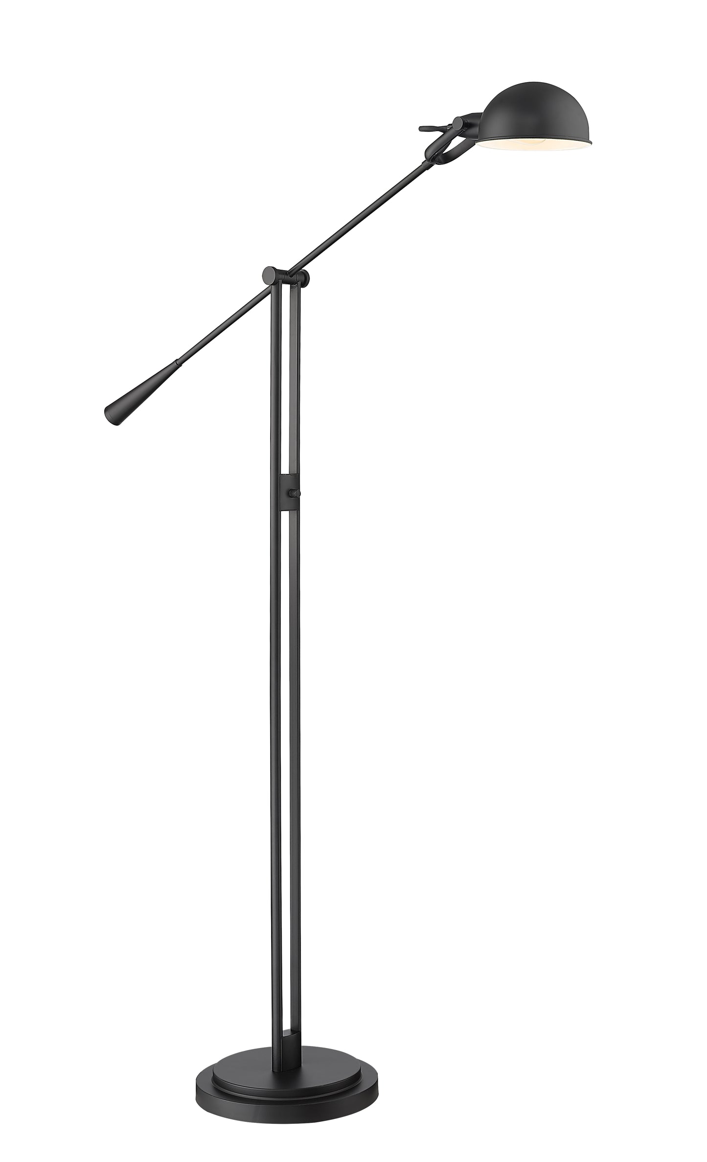 741FL-MB - Grammercy Park 1 Light Floor 82" Lamp - Matte Black