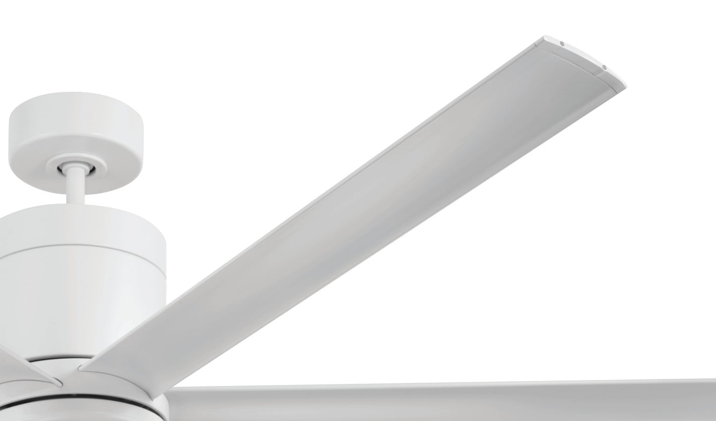 TTE65W6 - Tate 65" 6 Blade Indoor Outdoor Ceiling Fan with Light Kit - White