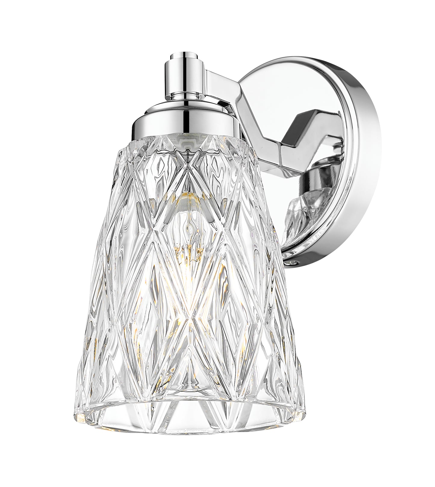 1960-1S-CH - Andree 1 Light Wall 9" Sconce - Chrome