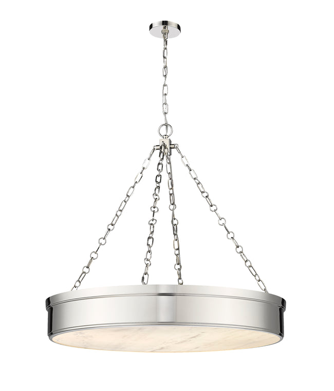 1944P33-PN-LED - Anders 3 Light 33" Chandelier - Polished Nickel