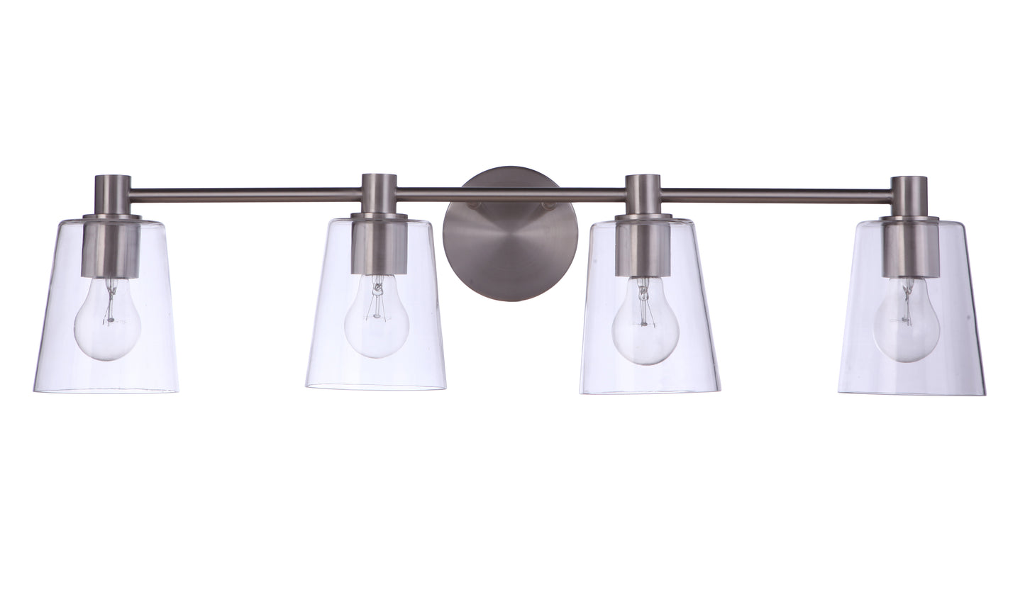 12633BNK4 - Emilio 4 Light 33" Wide Vanity Light - Brushed Nickel