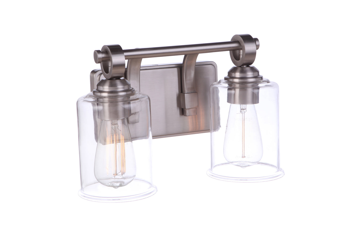 56402-BNK - Romero 2 Light 13.75" Wide Vanity Light - Brushed Nickel