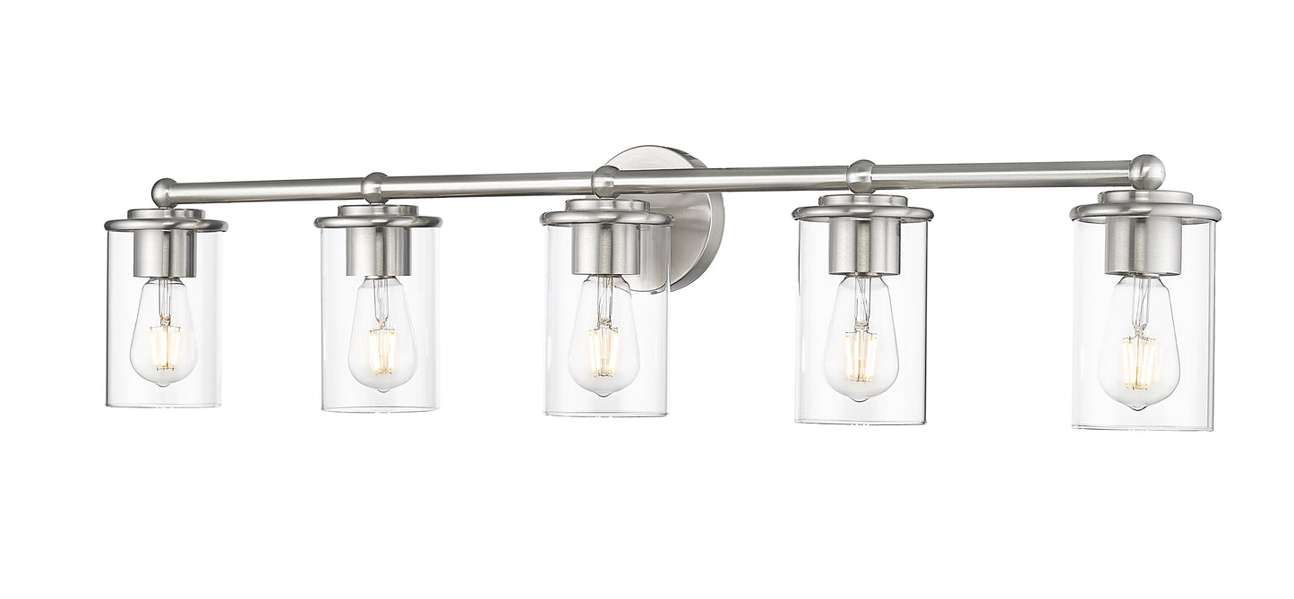 742-5V-BN - Thayer 5 Light 39" Vanity - Brushed Nickel