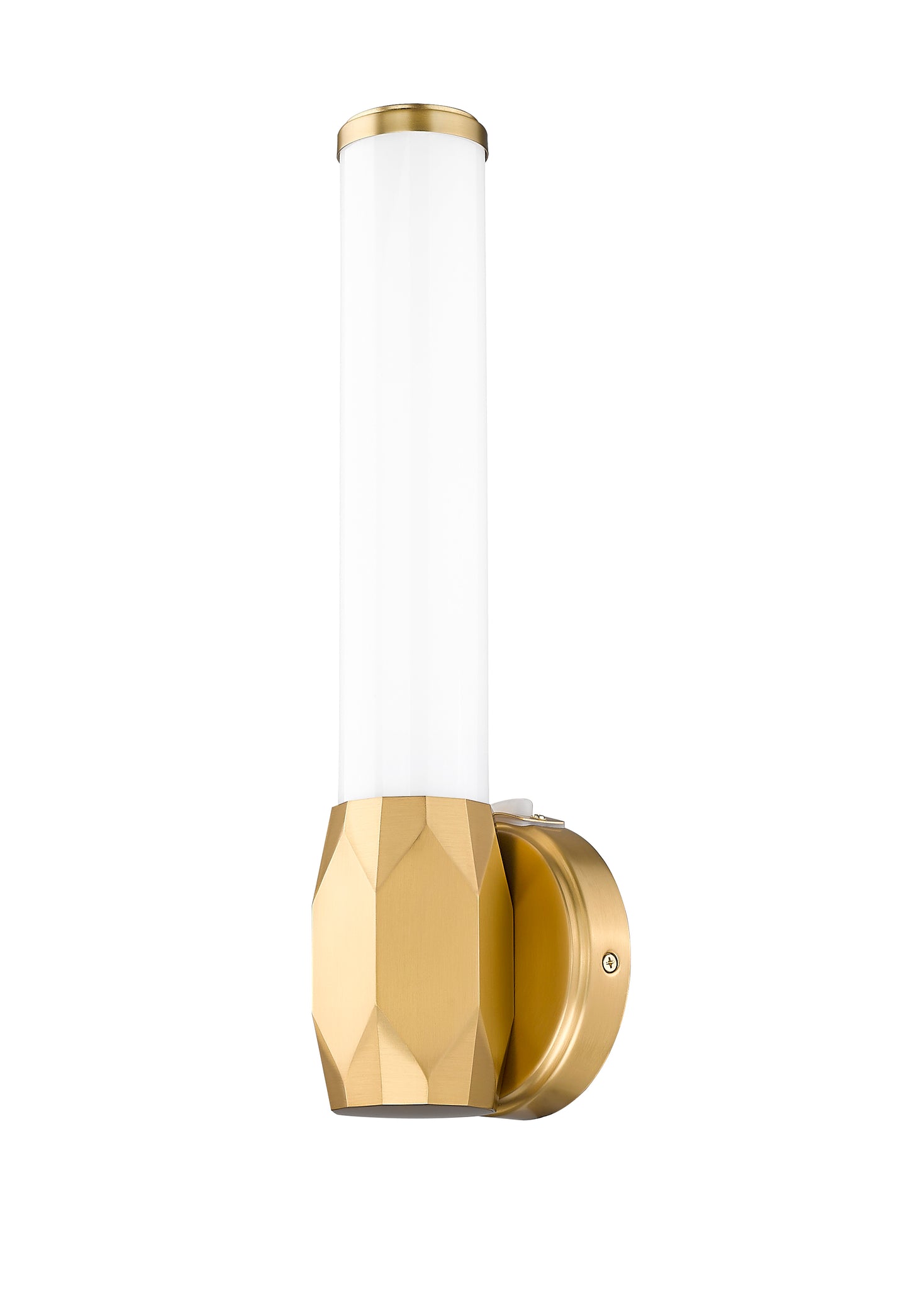 1010-1S-MGLD-LED - Cooper 1 Light Wall 16" Sconce - Modern Gold