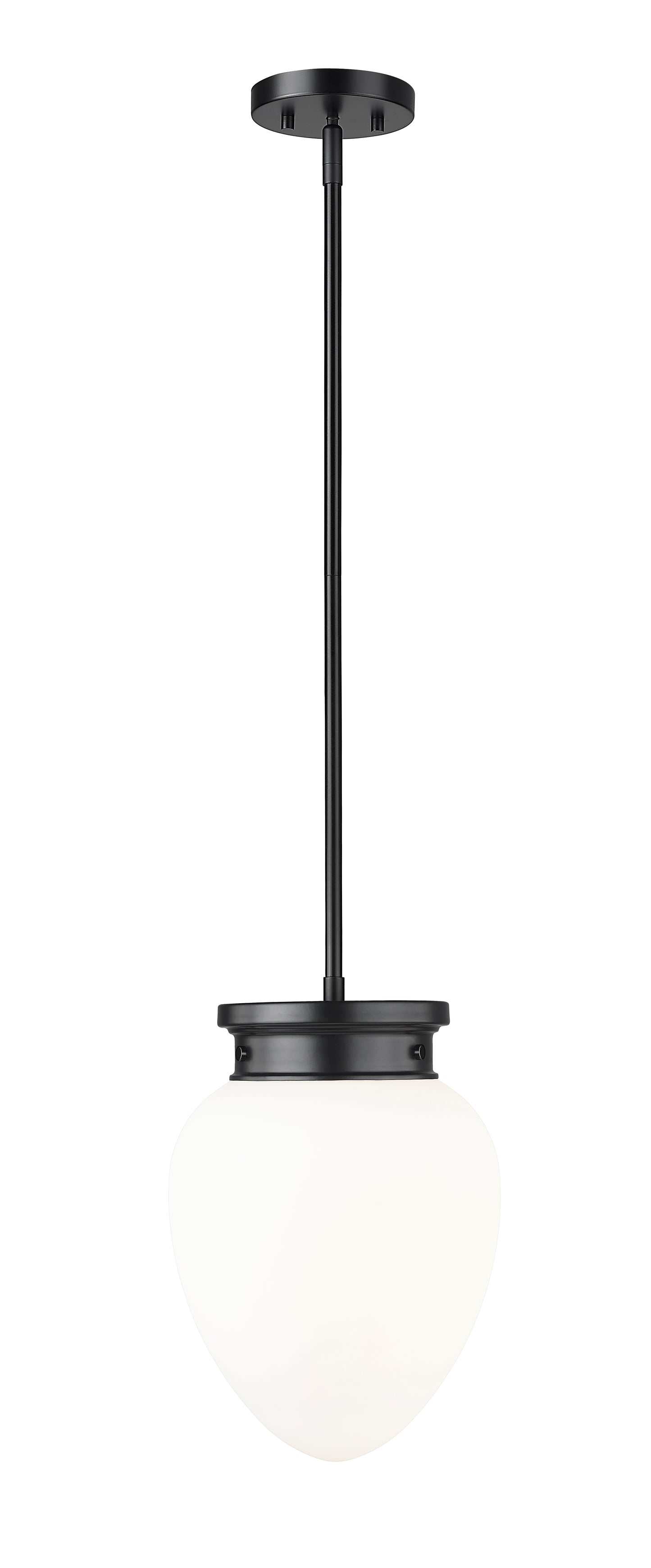 1945P9-MB - Gideon 1 Light 10" Pendant - Matte Black