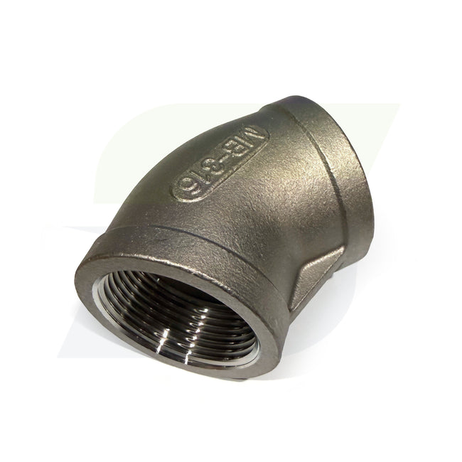 K602-20 - 1-1/4" Threaded 90 Degree Elbow, 316 Stainless Steel