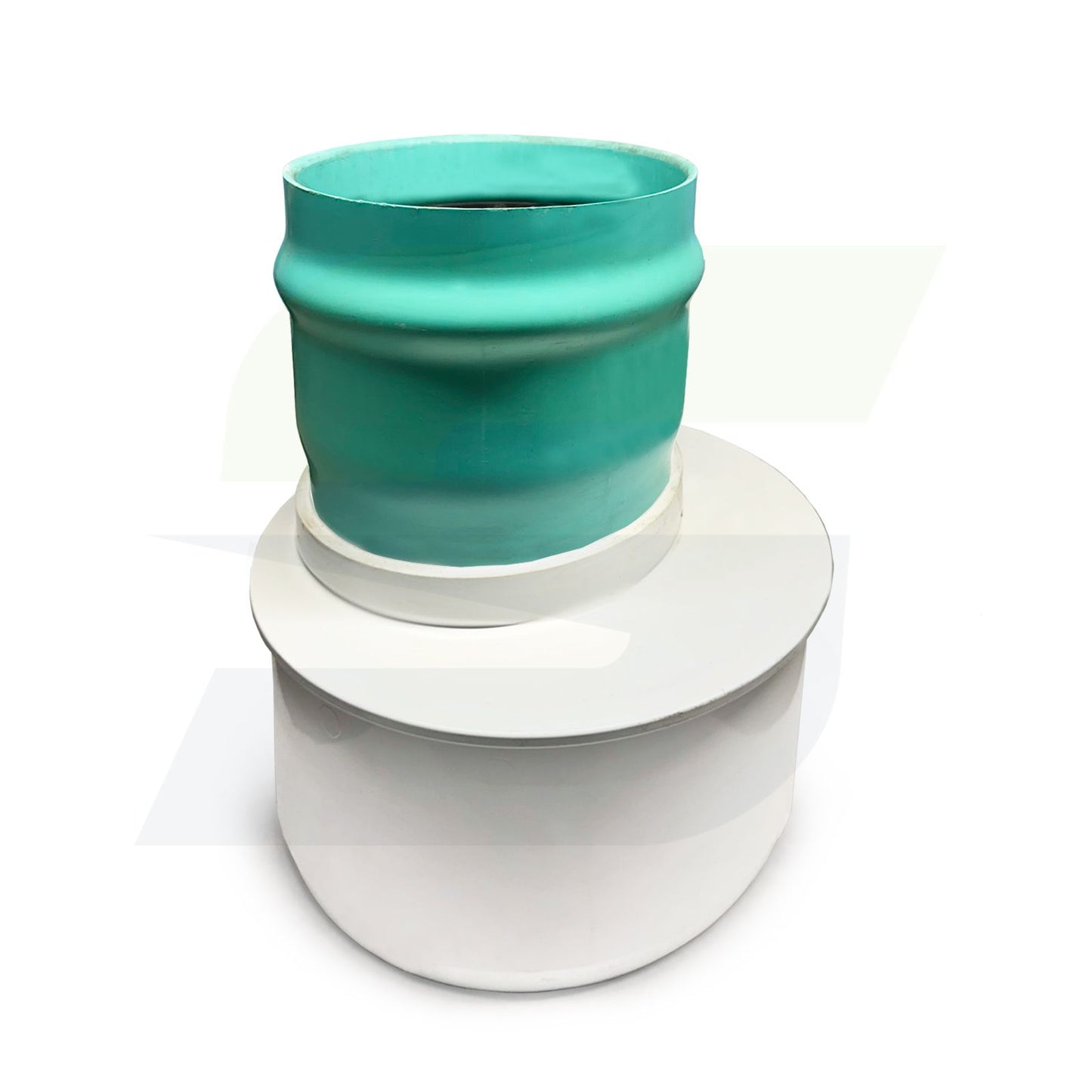 L13012-8 - 12" Spigot x 8" Gasketed Sewer SDR35 Eccentric Increaser Bushing - Gasketed SDR 35 PVC Sewer Fitting