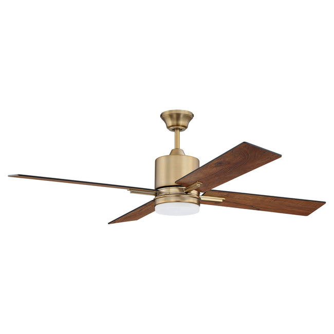 TEA52SB4 - Teana 52" 4 Blade Ceiling Fan with Light Kit - Satin Brass