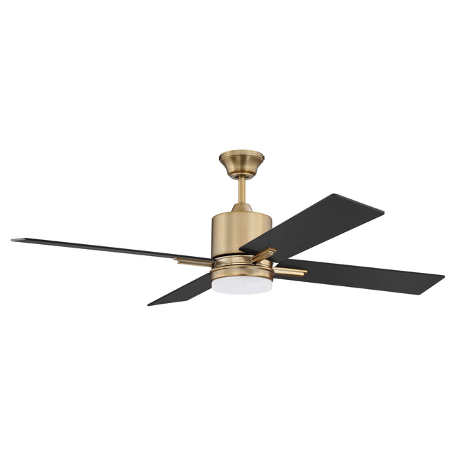 TEA52SB4 - Teana 52" 4 Blade Ceiling Fan with Light Kit - Satin Brass