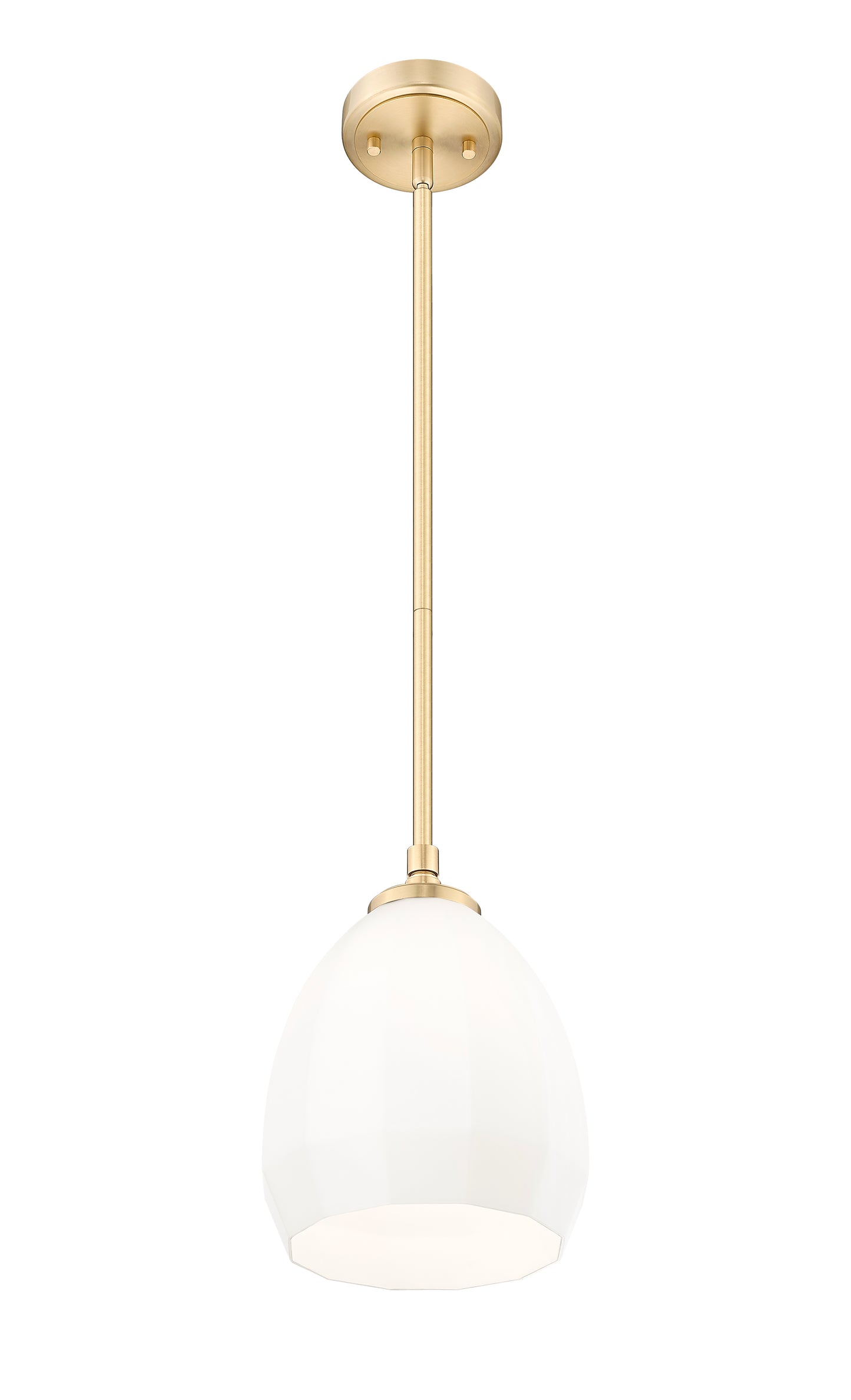 7004P8-MGLD - Oren 1 Light 8" Pendant - Modern Gold