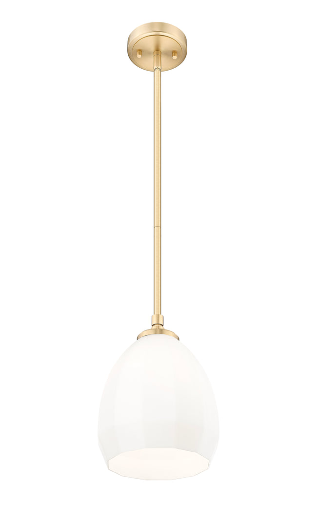 7004P8-MGLD - Oren 1 Light 8" Pendant - Modern Gold