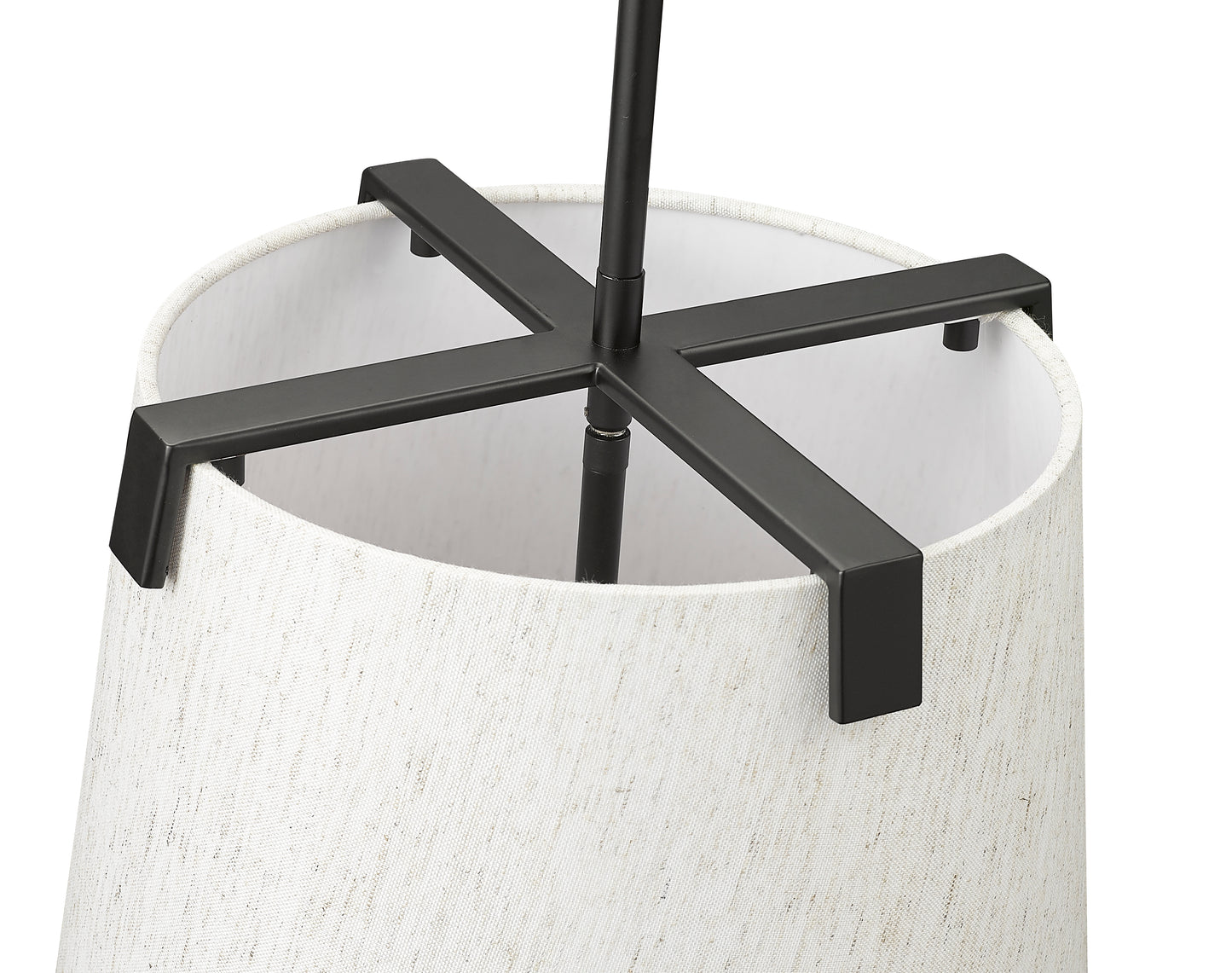 3502P13-MB - Weston 3 Light 13" Pendant - Matte Black