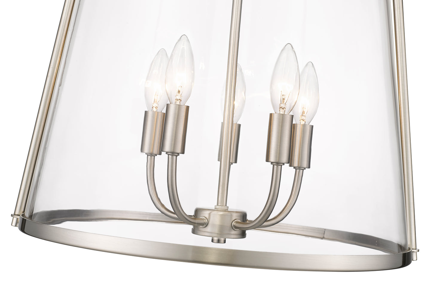 3041P18-BN - Archis 5 Light 18" Pendant - Brushed Nickel