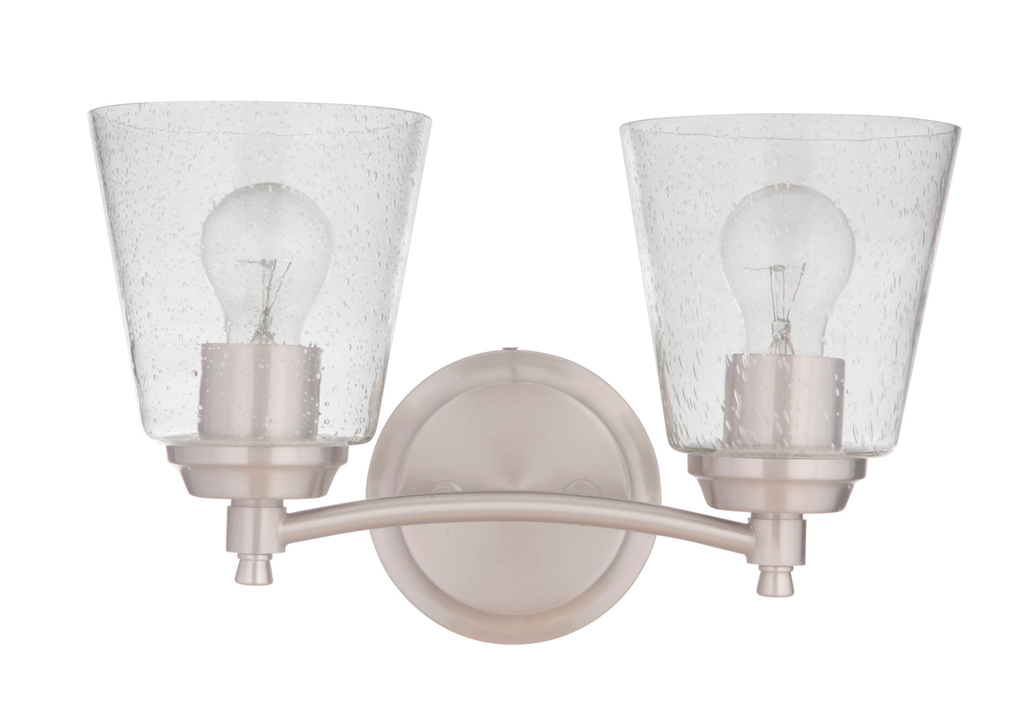 50202-BNK - Tyler 2 Light 14" Wide Vanity Light - Brushed Nickel