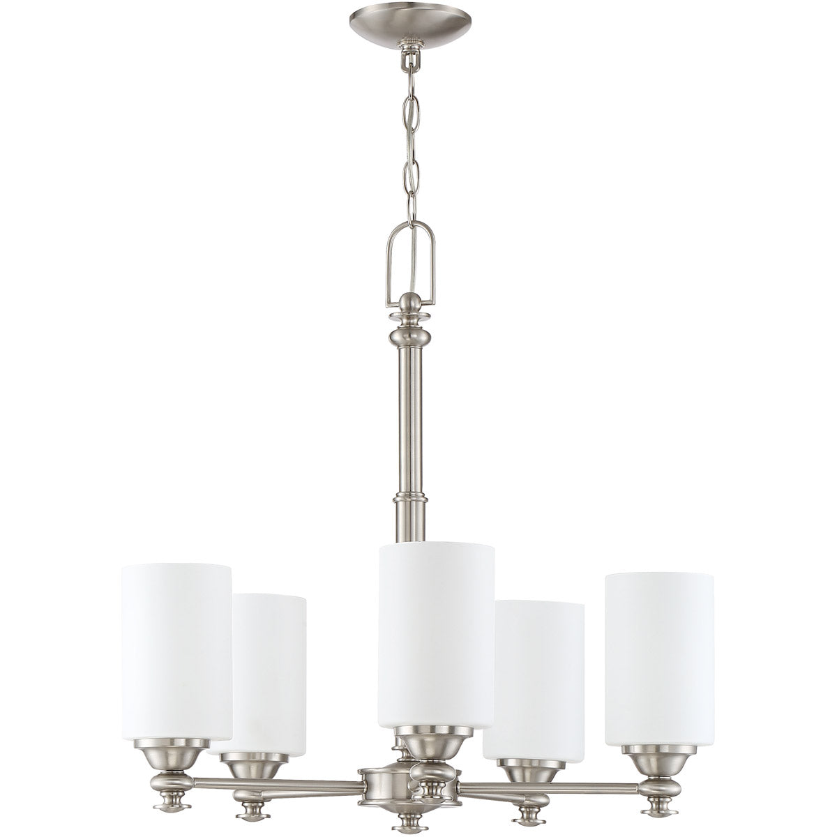 49825-BNK - Dardyn 5 Light 25" Wide Chandelier - Brushed Nickel