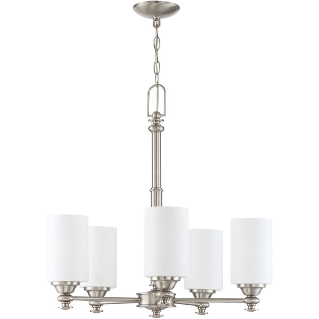 49825-BNK - Dardyn 5 Light 25" Wide Chandelier - Brushed Nickel