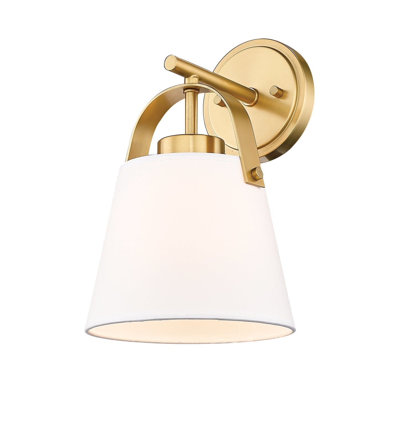 743-1S-HBR - Z-Studio 1 Light Wall 13" Sconce - Heritage Brass