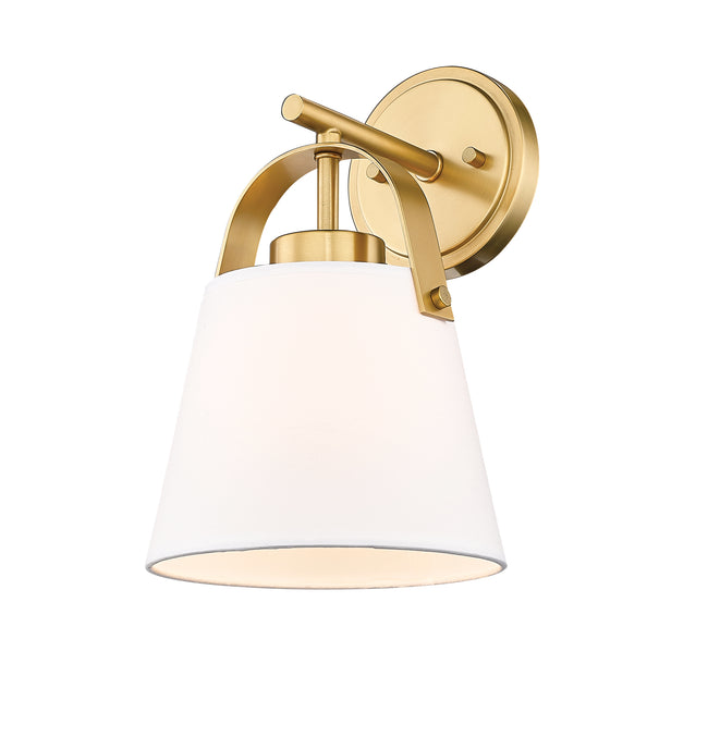 743-1S-HBR - Z-Studio 1 Light Wall 13" Sconce - Heritage Brass